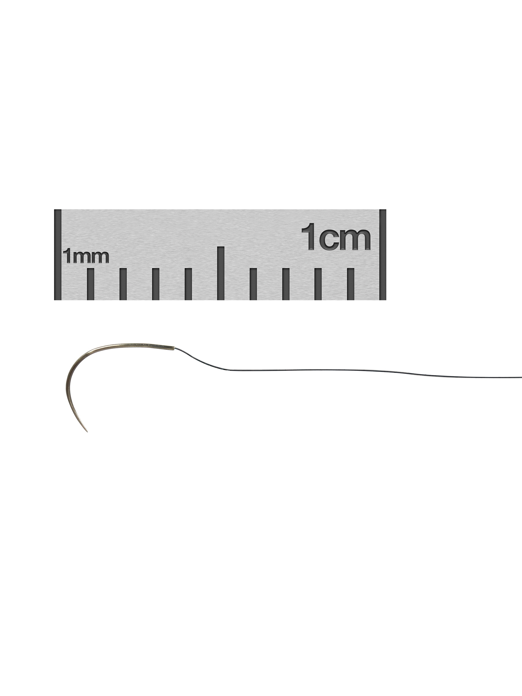 Microsurgical Needles with Suture Thread Attached
